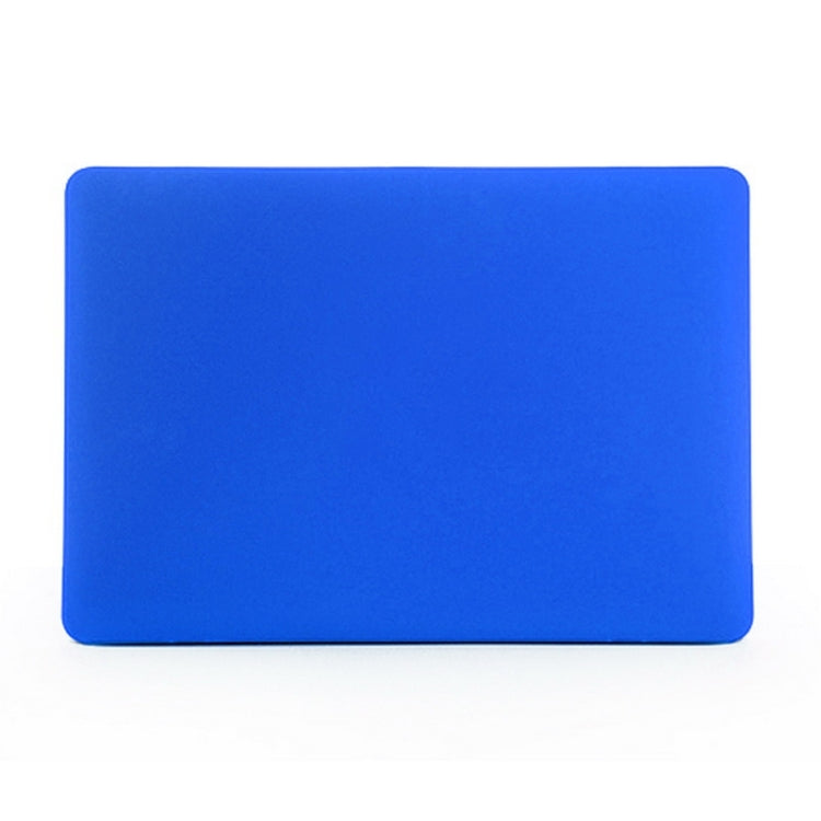 ENKAY for MacBook Pro Retina 15.4 inch (US Version) / A1398 4 in 1 Frosted Hard Shell Plastic Protective Case with Screen Protector & Keyboard Guard & Anti-dust Plugs(Dark Blue) - MacBook Pro Cases by ENKAY | Online Shopping South Africa | PMC Jewellery | Buy Now Pay Later Mobicred