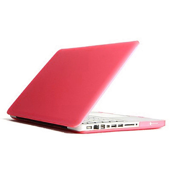 ENKAY for MacBook Pro 15.4 inch (US Version) / A1286 4 in 1 Frosted Hard Shell Plastic Protective Case with Screen Protector & Keyboard Guard & Anti-dust Plugs(Pink) - MacBook Pro Cases by ENKAY | Online Shopping South Africa | PMC Jewellery | Buy Now Pay Later Mobicred