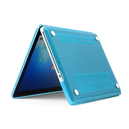 ENKAY for MacBook Pro 15.4 inch (US Version) / A1286 4 in 1 Crystal Hard Shell Plastic Protective Case with Screen Protector & Keyboard Guard & Anti-dust Plugs(Blue) - MacBook Pro Cases by ENKAY | Online Shopping South Africa | PMC Jewellery | Buy Now Pay Later Mobicred