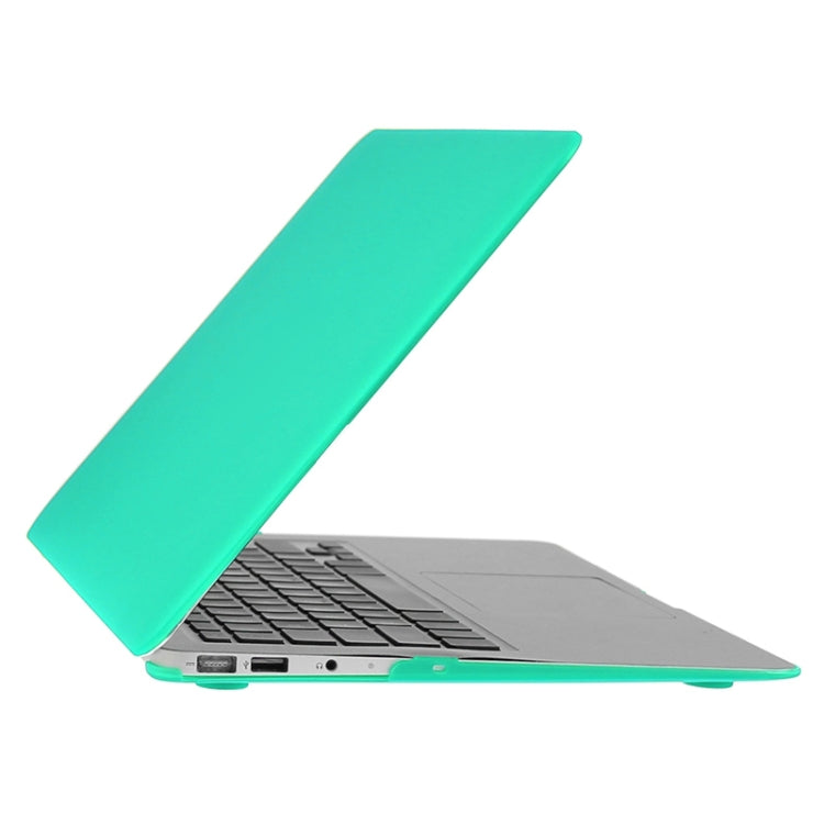 ENKAY for Macbook Air 11.6 inch (US Version) / A1370 / A1465 Hat-Prince 3 in 1 Frosted Hard Shell Plastic Protective Case with Keyboard Guard & Port Dust Plug(Green) - MacBook Air Cases by ENKAY | Online Shopping South Africa | PMC Jewellery | Buy Now Pay Later Mobicred