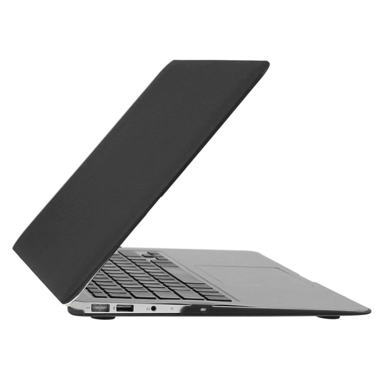 ENKAY for Macbook Air 13.3 inch (US Version) / A1369 / A1466 Hat-Prince 3 in 1 Frosted Hard Shell Plastic Protective Case with Keyboard Guard & Port Dust Plug(Black) - MacBook Air Cases by ENKAY | Online Shopping South Africa | PMC Jewellery | Buy Now Pay Later Mobicred