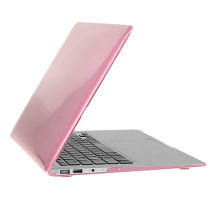 ENKAY for Macbook Air 11.6 inch (US Version) / A1370 / A1465 Hat-Prince 3 in 1 Crystal Hard Shell Plastic Protective Case with Keyboard Guard & Port Dust Plug(Pink) - MacBook Air Cases by ENKAY | Online Shopping South Africa | PMC Jewellery | Buy Now Pay Later Mobicred