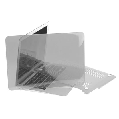 ENKAY for Macbook Air 11.6 inch (US Version) / A1370 / A1465 Hat-Prince 3 in 1 Crystal Hard Shell Plastic Protective Case with Keyboard Guard & Port Dust Plug(Grey) - MacBook Air Cases by ENKAY | Online Shopping South Africa | PMC Jewellery | Buy Now Pay Later Mobicred