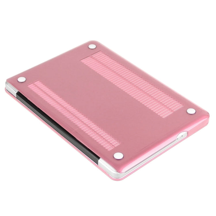 ENKAY for Macbook Pro 15.4 inch (US Version) / A1286 Hat-Prince 3 in 1 Crystal Hard Shell Plastic Protective Case with Keyboard Guard & Port Dust Plug(Pink) - MacBook Pro Cases by ENKAY | Online Shopping South Africa | PMC Jewellery | Buy Now Pay Later Mobicred