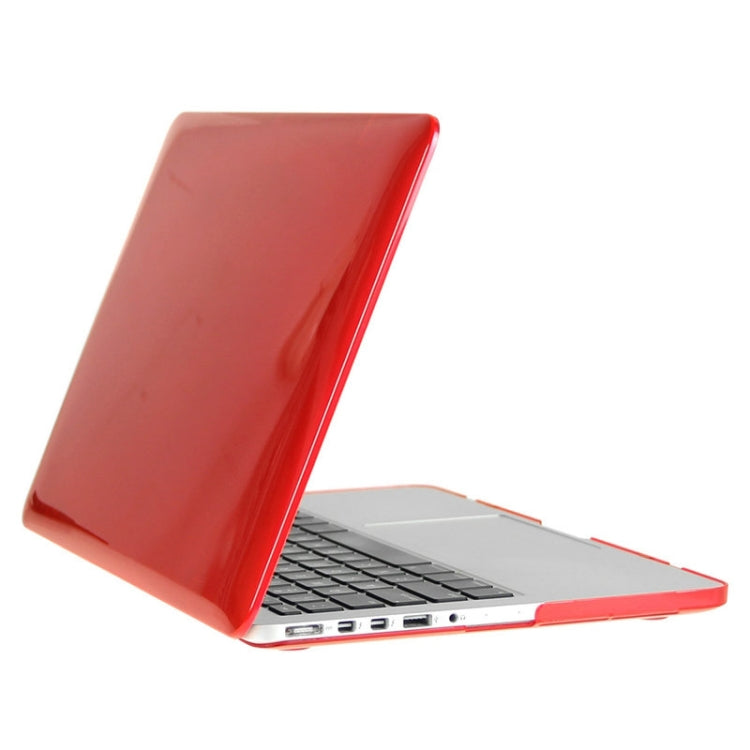 ENKAY for Macbook Pro Retina 15.4 inch (US Version) / A1398 Hat-Prince 3 in 1 Crystal Hard Shell Plastic Protective Case with Keyboard Guard & Port Dust Plug(Red) - MacBook Pro Cases by ENKAY | Online Shopping South Africa | PMC Jewellery | Buy Now Pay Later Mobicred