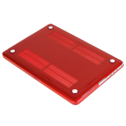 ENKAY for Macbook Pro Retina 15.4 inch (US Version) / A1398 Hat-Prince 3 in 1 Crystal Hard Shell Plastic Protective Case with Keyboard Guard & Port Dust Plug(Red) - MacBook Pro Cases by ENKAY | Online Shopping South Africa | PMC Jewellery | Buy Now Pay Later Mobicred