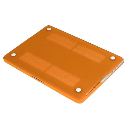 ENKAY for Macbook Pro Retina 13.3 inch (US Version) / A1425 / A1502 Hat-Prince 3 in 1 Frosted Hard Shell Plastic Protective Case with Keyboard Guard & Port Dust Plug(Orange) - MacBook Pro Cases by ENKAY | Online Shopping South Africa | PMC Jewellery | Buy Now Pay Later Mobicred