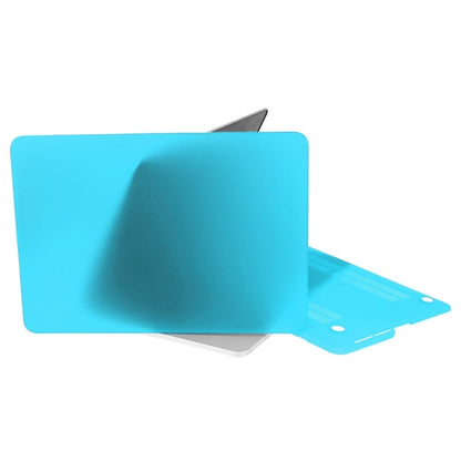 ENKAY for Macbook Pro Retina 13.3 inch (US Version) / A1425 / A1502 Hat-Prince 3 in 1 Frosted Hard Shell Plastic Protective Case with Keyboard Guard & Port Dust Plug(Blue) - MacBook Pro Cases by ENKAY | Online Shopping South Africa | PMC Jewellery | Buy Now Pay Later Mobicred