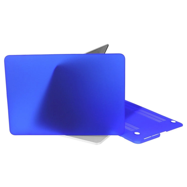 ENKAY for Macbook Pro Retina 15.4 inch (US Version) / A1398 Hat-Prince 3 in 1 Frosted Hard Shell Plastic Protective Case with Keyboard Guard & Port Dust Plug(Dark Blue) - MacBook Pro Cases by ENKAY | Online Shopping South Africa | PMC Jewellery | Buy Now Pay Later Mobicred