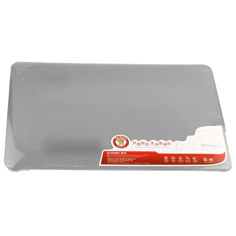 ENKAY for Macbook Pro Retina 15.4 inch (US Version) / A1398 Hat-Prince 3 in 1 Frosted Hard Shell Plastic Protective Case with Keyboard Guard & Port Dust Plug(Grey) - MacBook Pro Cases by ENKAY | Online Shopping South Africa | PMC Jewellery | Buy Now Pay Later Mobicred