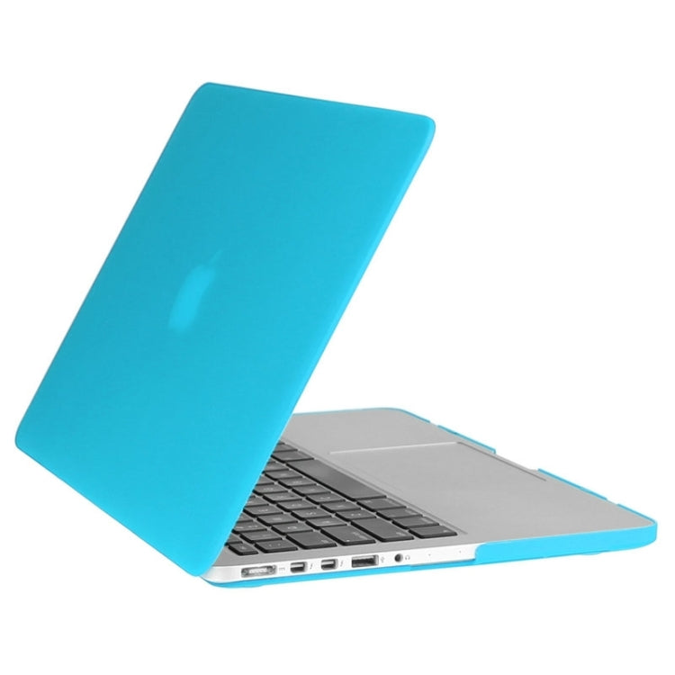 ENKAY for Macbook Pro Retina 15.4 inch (US Version) / A1398 Hat-Prince 3 in 1 Frosted Hard Shell Plastic Protective Case with Keyboard Guard & Port Dust Plug(Blue) - MacBook Pro Cases by ENKAY | Online Shopping South Africa | PMC Jewellery | Buy Now Pay Later Mobicred