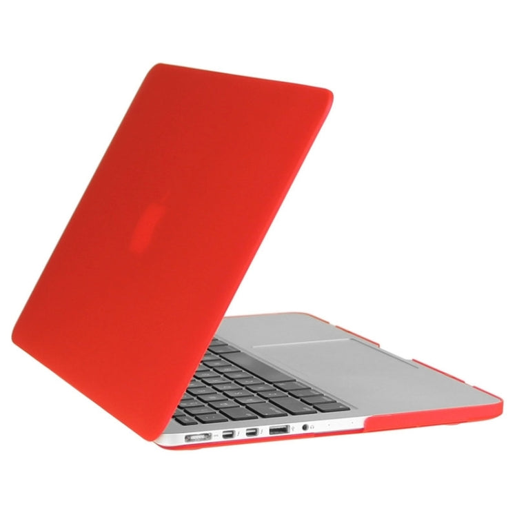 ENKAY for Macbook Pro Retina 15.4 inch (US Version) / A1398 Hat-Prince 3 in 1 Frosted Hard Shell Plastic Protective Case with Keyboard Guard & Port Dust Plug(Red) - MacBook Pro Cases by ENKAY | Online Shopping South Africa | PMC Jewellery | Buy Now Pay Later Mobicred