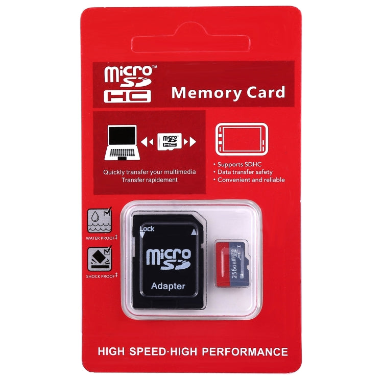 256GB High Speed Class 10 TF/Micro SDHC UHS-1(U1) Memory Card, Write: 15mb/s, Read: 30mb/s  (100% Real Capacity) - Micro SD Card by PMC Jewellery | Online Shopping South Africa | PMC Jewellery | Buy Now Pay Later Mobicred