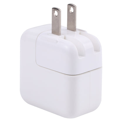 10W USB Charging Adapter with Foldable Plug, US Plug(White) - USB Charger by PMC Jewellery | Online Shopping South Africa | PMC Jewellery | Buy Now Pay Later Mobicred