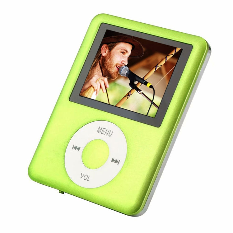 1.8 inch TFT Screen MP4 Player with TF Card Slot, Support Recorder, FM Radio, E-Book and Calendar(Green) - MP4 Player by PMC Jewellery | Online Shopping South Africa | PMC Jewellery | Buy Now Pay Later Mobicred