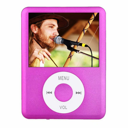 1.8 inch TFT Screen MP4 Player with TF Card Slot, Support Recorder, FM Radio, E-Book and Calendar(Magenta) - MP4 Player by PMC Jewellery | Online Shopping South Africa | PMC Jewellery | Buy Now Pay Later Mobicred