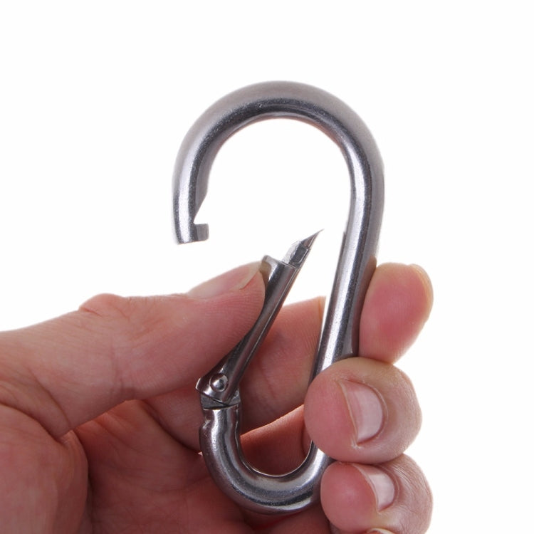 M6 Stainless Steel Carabiner Spring Hook Multi-tool Mountaineering Buckle Lock Camping Hook Rope, Inner Diameter: 5.8mm - Hooks by PMC TechLife | Online Shopping South Africa | PMC TechLife | Buy Now Pay Later Mobicred