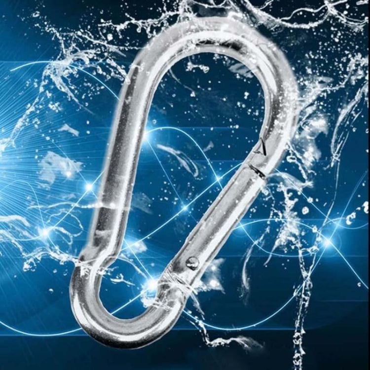 M6 Stainless Steel Carabiner Spring Hook Multi-tool Mountaineering Buckle Lock Camping Hook Rope, Inner Diameter: 5.8mm - Hooks by PMC TechLife | Online Shopping South Africa | PMC TechLife | Buy Now Pay Later Mobicred