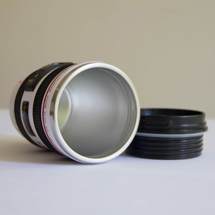 400ML Camera Lens Cup Mug Caniam EF 24-105mm F4 Filter Cup for Coffee Milk Water as Gift(Black) - Vacuum Thermoses & Cups by PMC TechLife | Online Shopping South Africa | PMC TechLife | Buy Now Pay Later Mobicred
