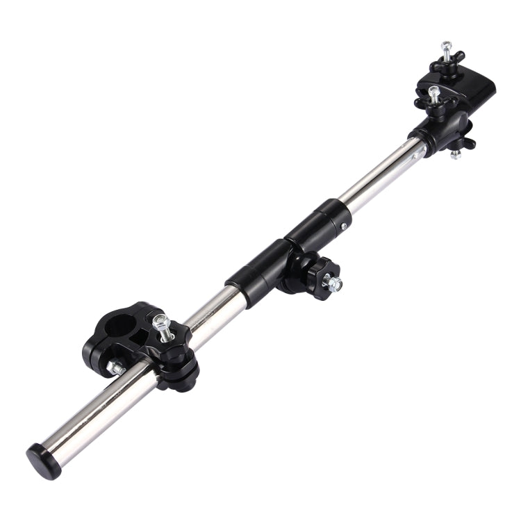 Universal Foldable Adjustable Stainless Steel Cycling Umbrella Bracket Holder Angle Adjustable Mount Stand for Bike Motorcycle(Black) - Holders by PMC TechLife | Online Shopping South Africa | PMC TechLife
