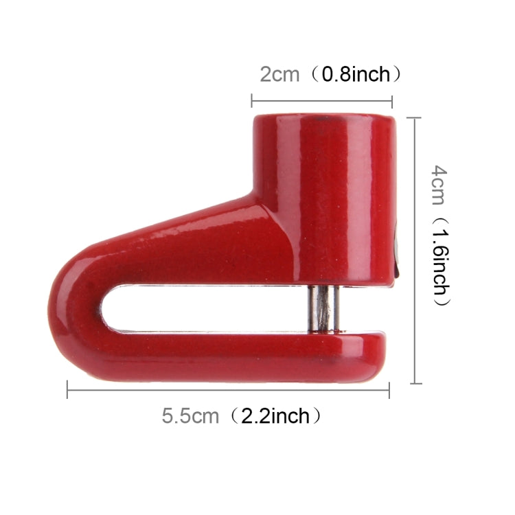 Safety Anti-theft Disk Brake Rotor Lock for Bicycle Motorcycle Scooter, Random Color Delivery - Bicycle Locks & Bicycle Pumps by PMC TechLife | Online Shopping South Africa | PMC TechLife