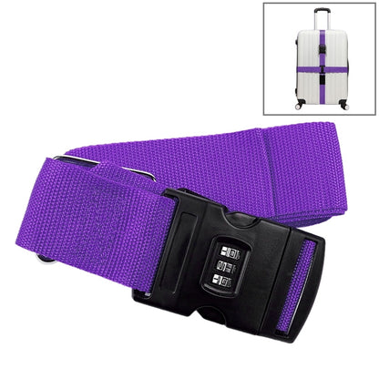 Luggage Strap Cross Belt Adjustable Packing Band Belt Strap with Password Lock for Luggage Travel Suitcase - Tapes & Ropes by PMC Jewellery | Online Shopping South Africa | PMC Jewellery | Buy Now Pay Later Mobicred