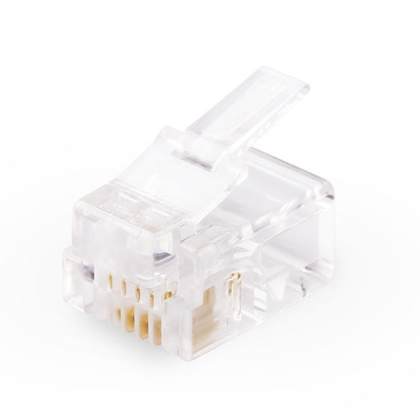 RJ11 Modular Plug Telephone Connector (1000pcs in one packaging, the price is for 1000pcs) - free shipping - PMC Jewellery - Order now!