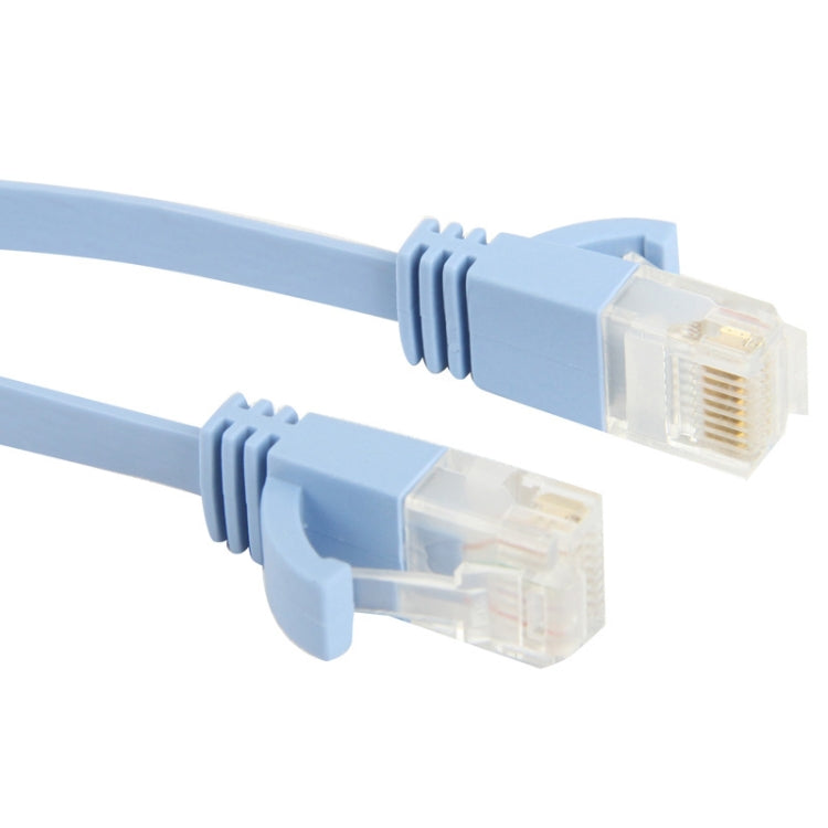 CAT6a Ultra-thin Flat Ethernet Network LAN Cable, Length: 50m (Baby Blue) - Lan Cable and Tools by PMC Jewellery | Online Shopping South Africa | PMC Jewellery | Buy Now Pay Later Mobicred