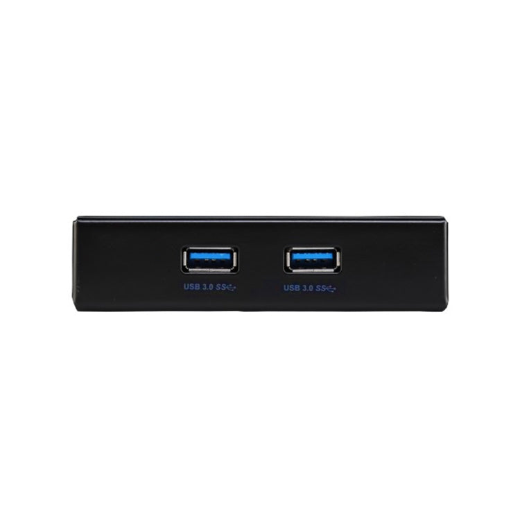 USB 3.0 Front Panel Floppy Disk Bay 20 Pin 2 Ports HUB Bracket Cable(Black) - USB 3.0 by PMC TechLife | Online Shopping South Africa | PMC TechLife | Buy Now Pay Later Mobicred