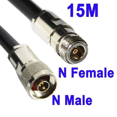 N Female to N Male WiFi Extension Cable, Cable Length: 15M - N Antenna by PMC Jewellery | Online Shopping South Africa | PMC Jewellery | Buy Now Pay Later Mobicred
