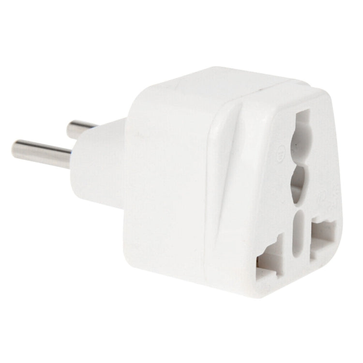 20PCS EU Plug Adapter Power Socket Travel Converter(White) - Plug Adaptor by PMC Jewellery | Online Shopping South Africa | PMC Jewellery | Buy Now Pay Later Mobicred