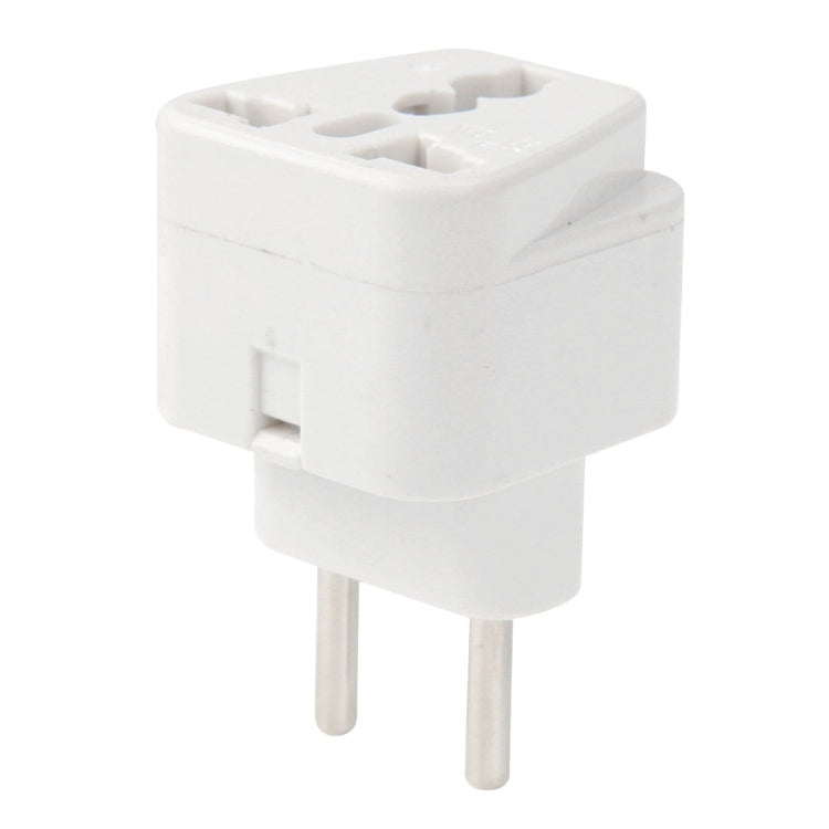 20PCS EU Plug Adapter Power Socket Travel Converter(White) - Plug Adaptor by PMC TechLife | Online Shopping South Africa | PMC TechLife | Buy Now Pay Later Mobicred