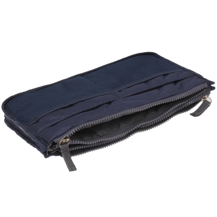 Thicken Portable Multi-function Double Zipper Cosmetic Bag, Storage Bag in Bag (Dark Blue) - Storage Bags by PMC Jewellery | Online Shopping South Africa | PMC Jewellery | Buy Now Pay Later Mobicred