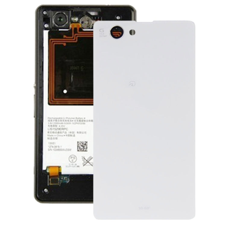 Battery Cover for Sony Xperia Z1 Mini(White) - free shipping - PMC TechLife - Order now!