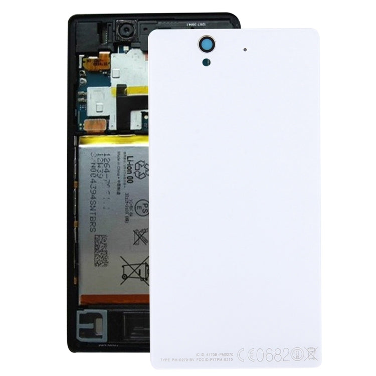 Aluminium  Battery Back Cover for Sony Xperia Z / L36h(White) - free shipping - PMC TechLife - Order now!