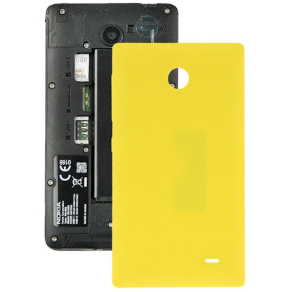 Original Plastic Battery Back Cover + Side Button For Nokia X (Yellow) - Back Cover by PMC Jewellery | Online Shopping South Africa | PMC Jewellery