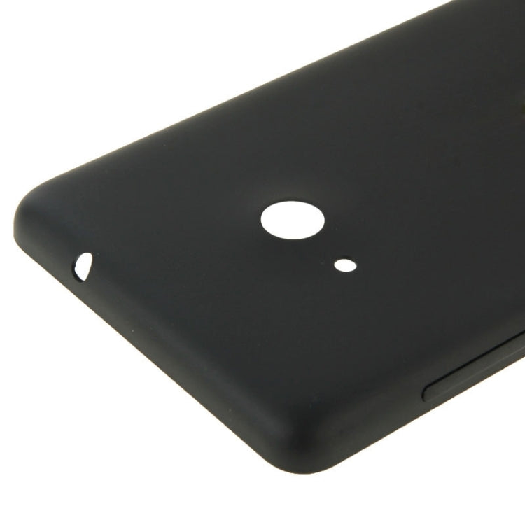 Bright Surface Solid Color Plastic Battery  Back Cover for Microsoft Lumia 535(Black) - Back Cover by PMc TechLife | Online Shopping South Africa | PMc TechLife | Buy Now Pay Later Mobicred