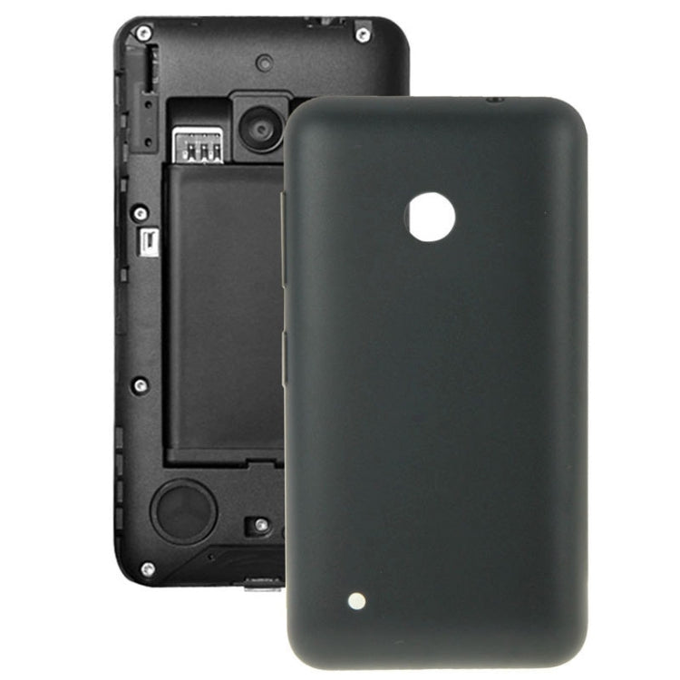 Solid Color Plastic Battery Back Cover for Nokia Lumia 530/Rock/M-1018/RM-1020(Black) - Back Cover by PMC TechLife | Online Shopping South Africa | PMC TechLife