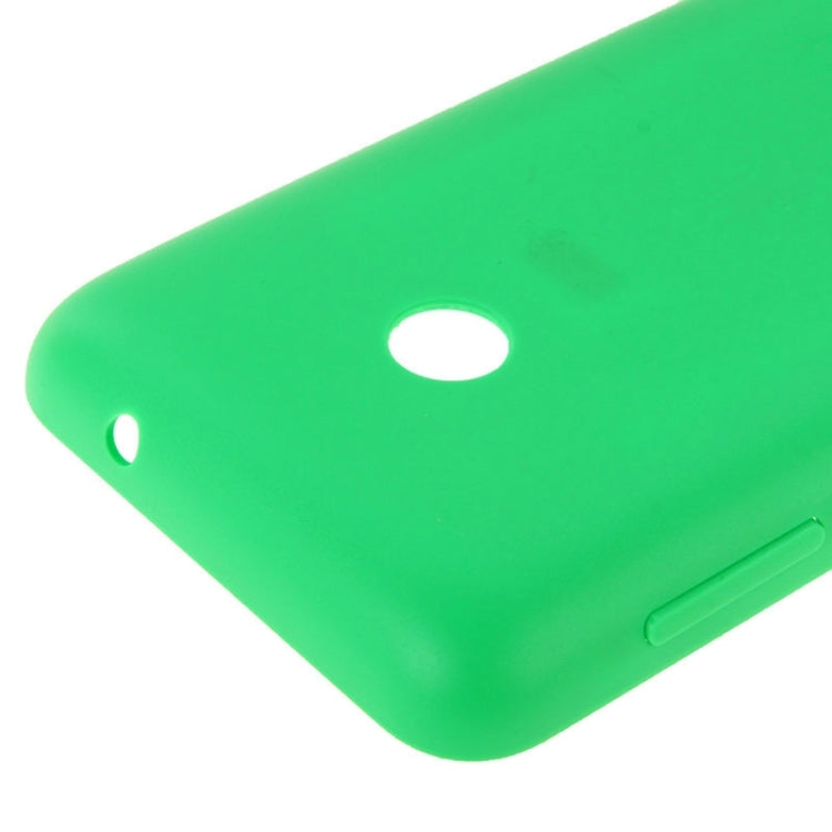 Solid Color Plastic Battery Back Cover for Nokia Lumia 530/Rock/M-1018/RM-1020(Green) - free shipping - PMC TechLife - Order now!