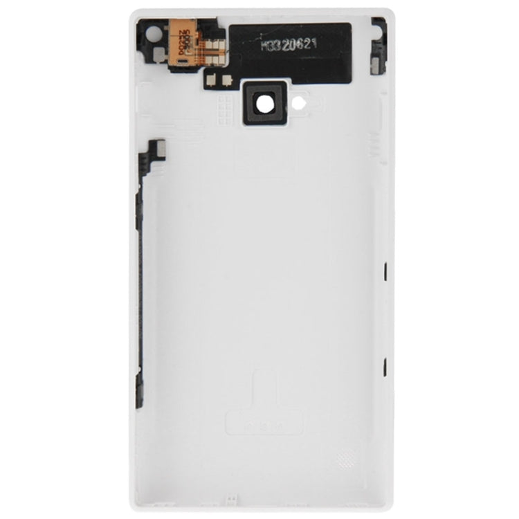 Smooth Surface Plastic Back Housing Cover  for Nokia Lumia 720(White) - Back Cover by PMC Jewellery | Online Shopping South Africa | PMC Jewellery | Buy Now Pay Later Mobicred
