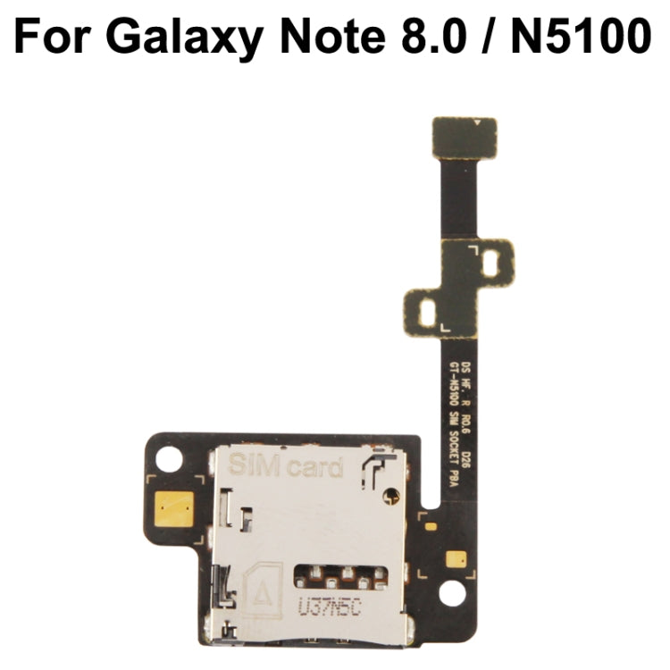 For Galaxy Note 8.0 / N5100 High Quality Card Flex Cable - free shipping - PMc TechLife - Order now!