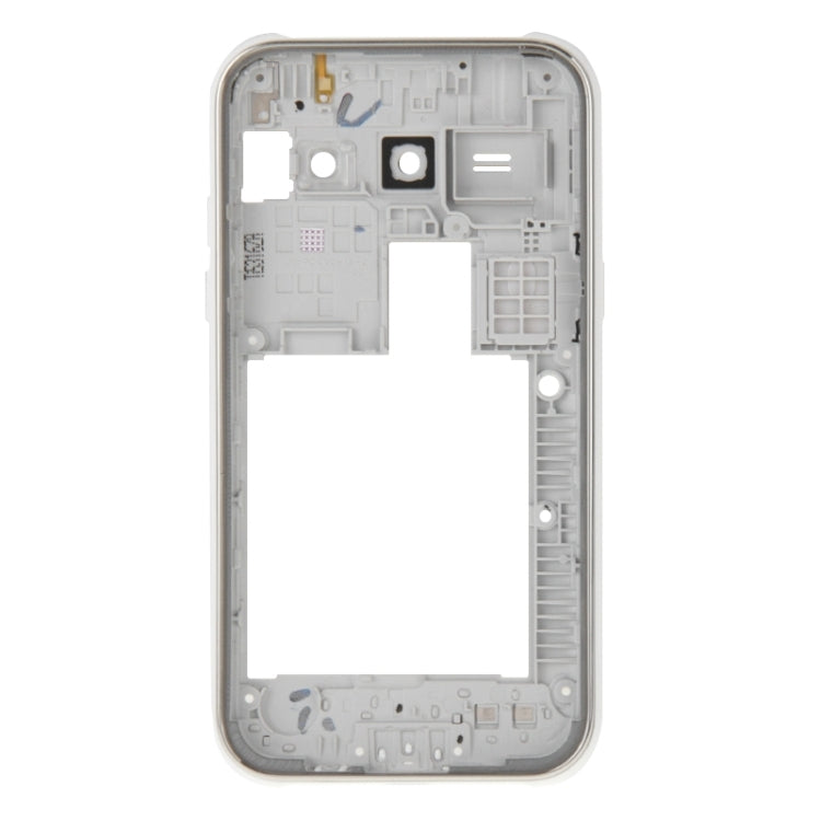 For Galaxy J1 / J100 Middle Frame Bezel  (White) - Frame Bezel Plate by PMC Jewellery | Online Shopping South Africa | PMC Jewellery | Buy Now Pay Later Mobicred