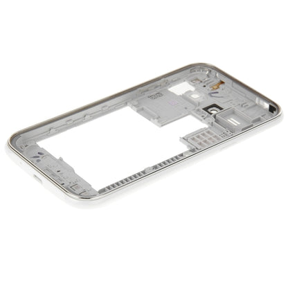 For Galaxy J1 / J100 Middle Frame Bezel  (White) - Frame Bezel Plate by PMC Jewellery | Online Shopping South Africa | PMC Jewellery | Buy Now Pay Later Mobicred