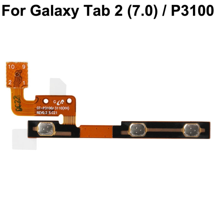 For Galaxy Tab 2 (7.0) / P3100 Original Power Button Volume Flex Cable - free shipping - PMc TechLife - Order now!