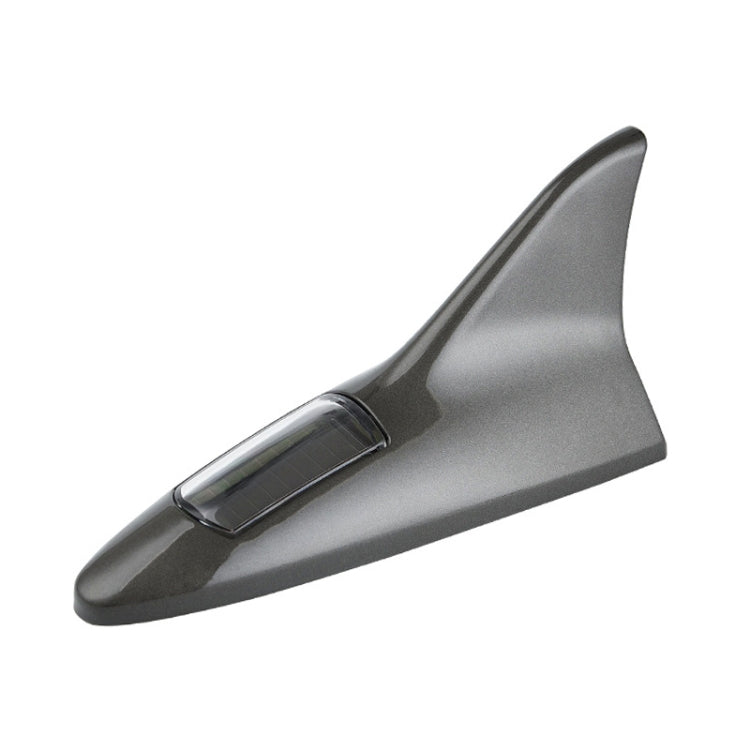 Solar Shark Fin High-positioned Alarm Light(Grey) - Warning Lights by PMC TechLife | Online Shopping South Africa | PMC TechLife | Buy Now Pay Later Mobicred