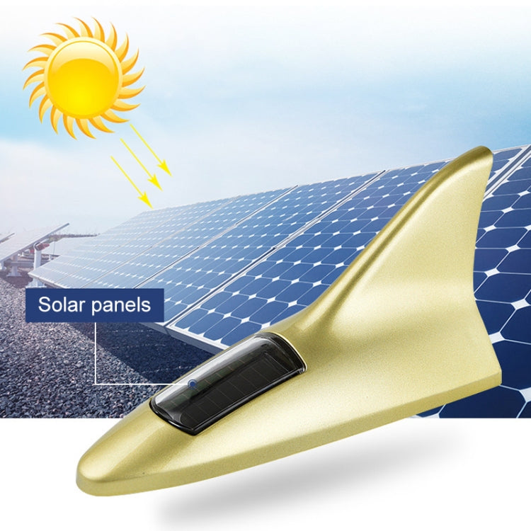Solar Shark Fin High-positioned Alarm Light(White) - Warning Lights by PMC TechLife | Online Shopping South Africa | PMC TechLife | Buy Now Pay Later Mobicred