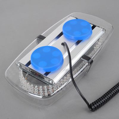 25W 240 LED Vehicle Roof Top Emergency Hazard Warning Strobe Light, Blue Light - Warning Lights by PMC Jewellery | Online Shopping South Africa | PMC Jewellery | Buy Now Pay Later Mobicred