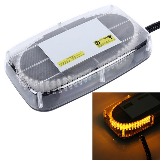 25W 240 LED Warning Mini Light Bar Strobe Light, Yellow Light - Warning Lights by PMC Jewellery | Online Shopping South Africa | PMC Jewellery | Buy Now Pay Later Mobicred