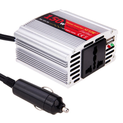 SUVPR DY-8102 150W DC 12V to AC 220V Car Power Inverter with 500mA USB Port & Universal Power Socket - Others by SUVPR | Online Shopping South Africa | PMC Jewellery | Buy Now Pay Later Mobicred