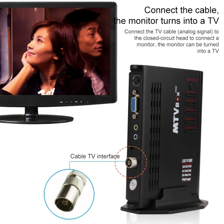 HD LCD TV-Box with Remote Control, TV (PAL-BG+PAL-DK)(Black) - Others by PMC TechLife | Online Shopping South Africa | PMC TechLife | Buy Now Pay Later Mobicred